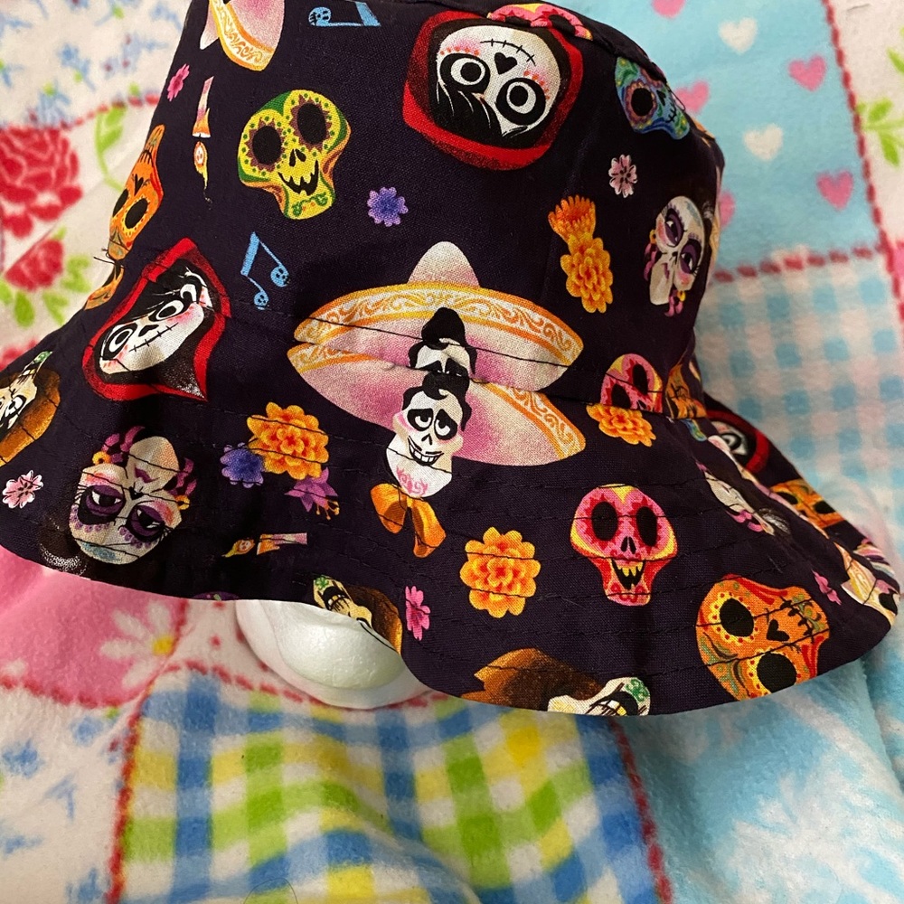 Disney Coco Bucket hat with a matching mask